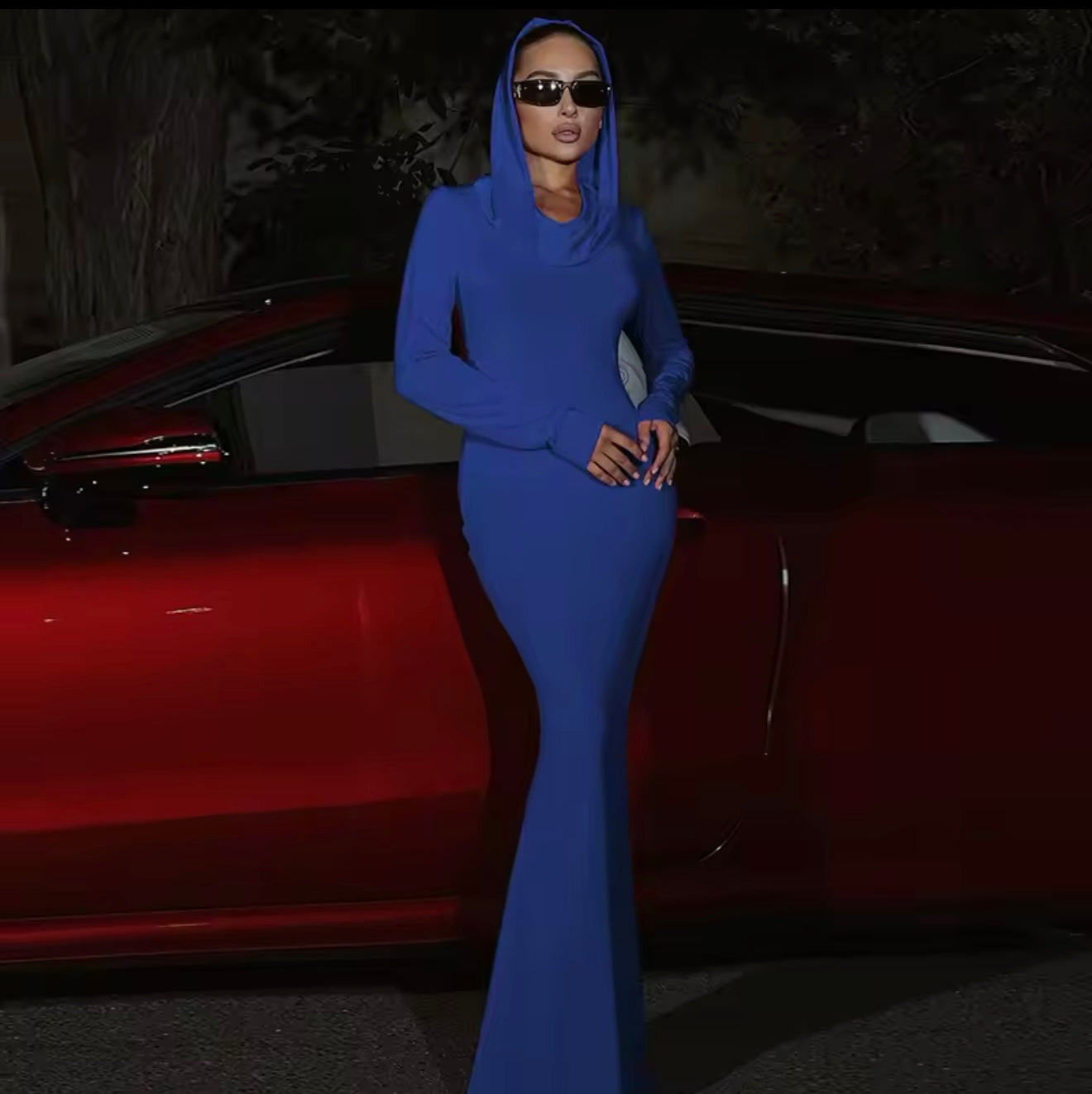 Long Pull over Hoodie Dress