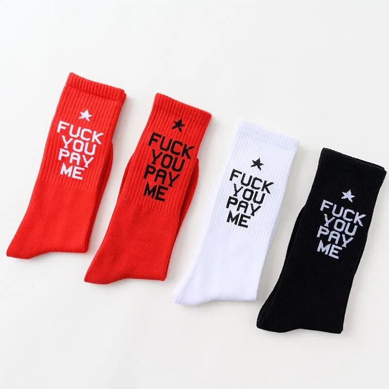 🖕🏾 You Pay Me Socks