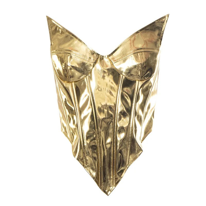 Metallic Crop Top