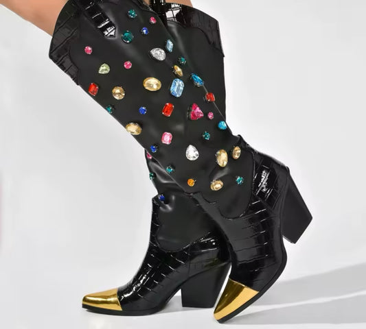 Bejeweled Cowboy Boots