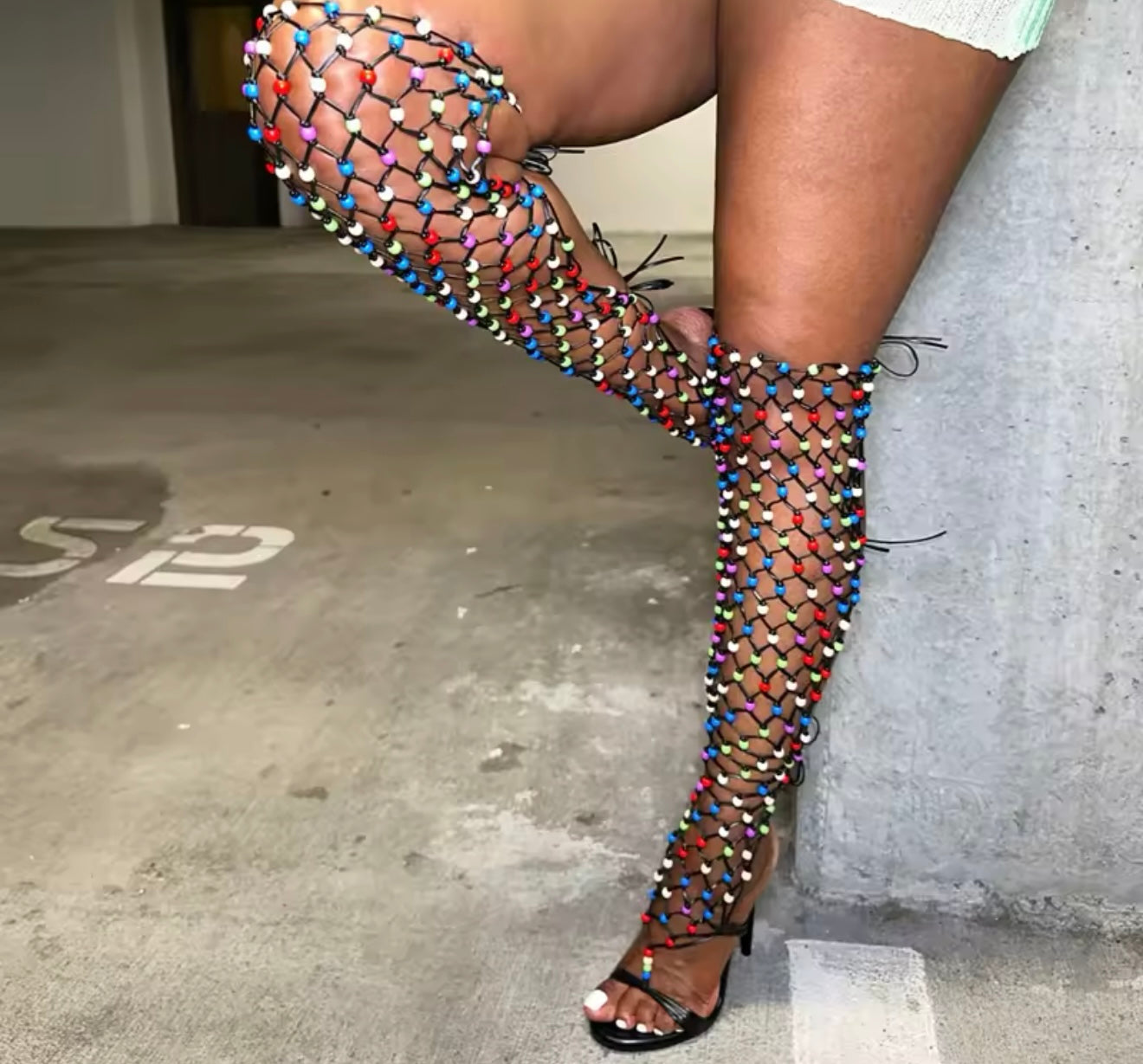 Beaded Heels
