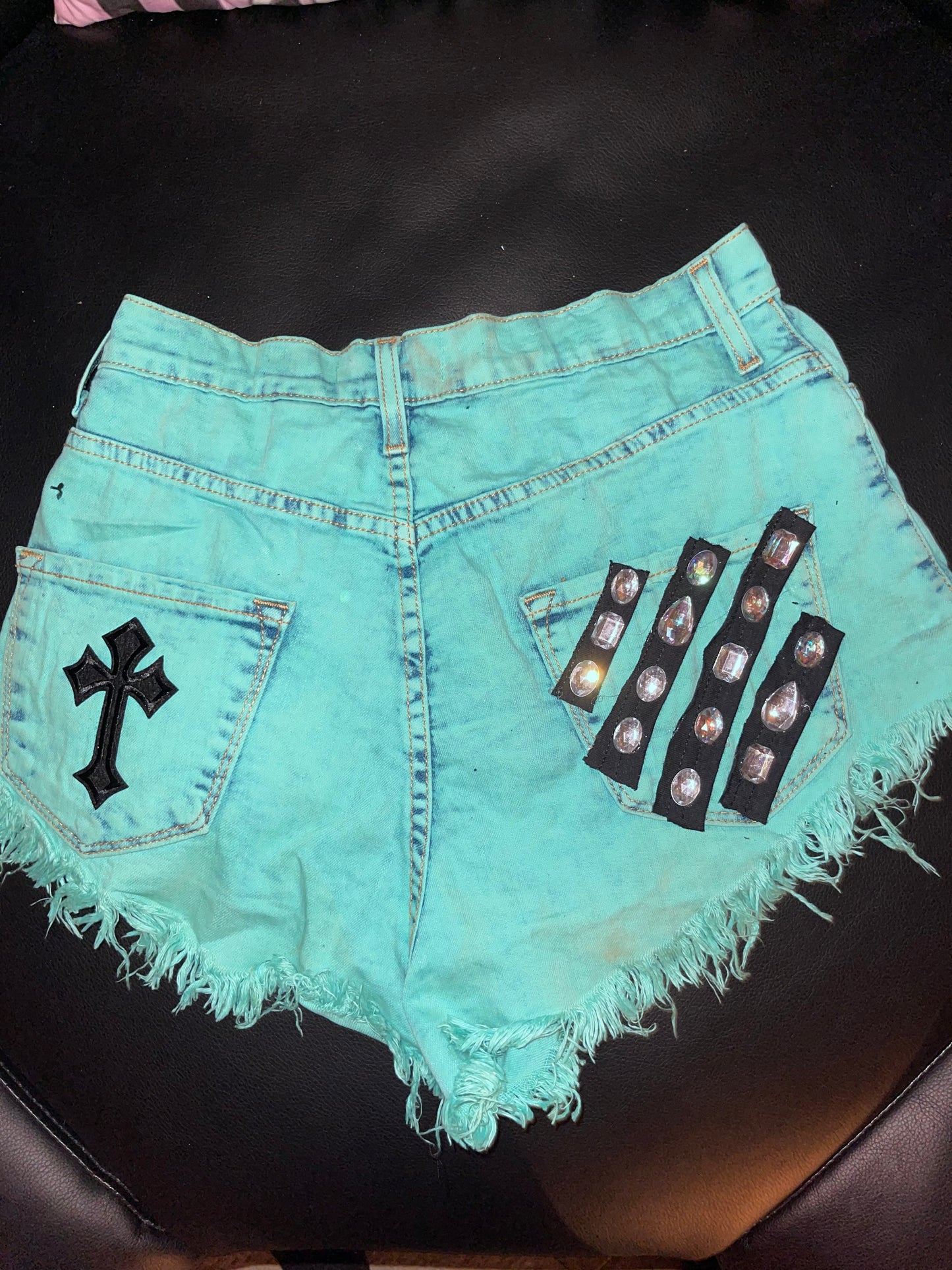 ( Custom Made) Cross Booty Shorts