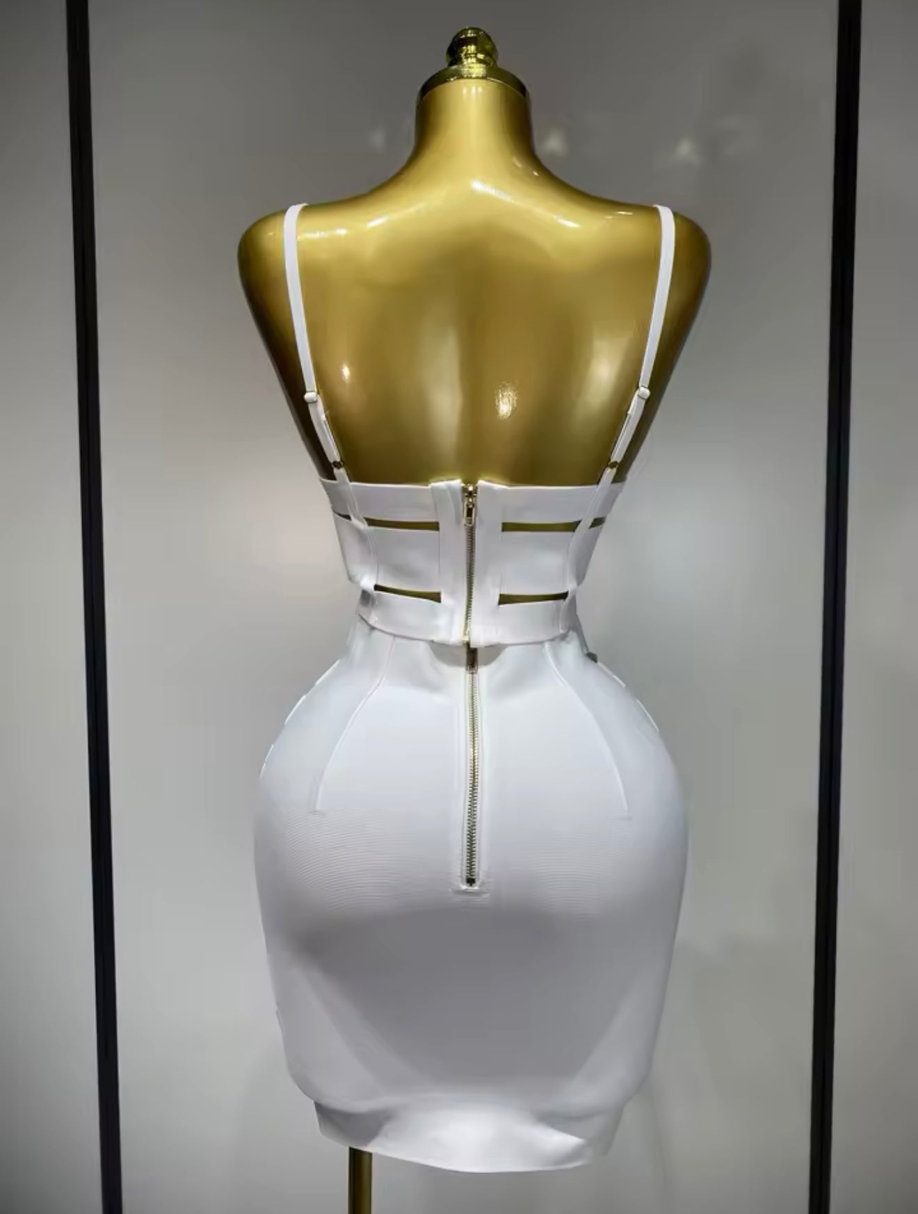 Buckle Fitted Skirt Set
