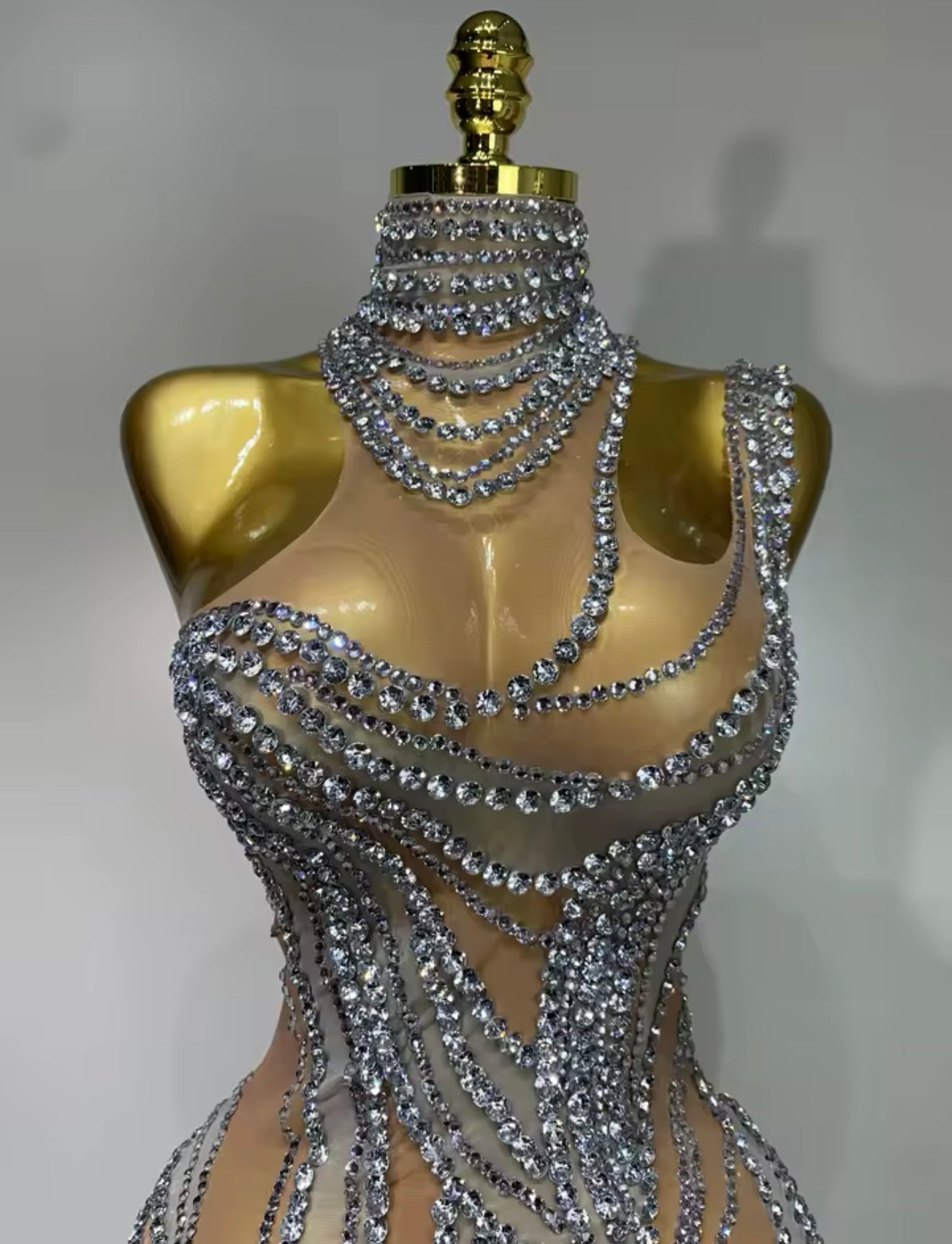Diamond Out Fitted Dress