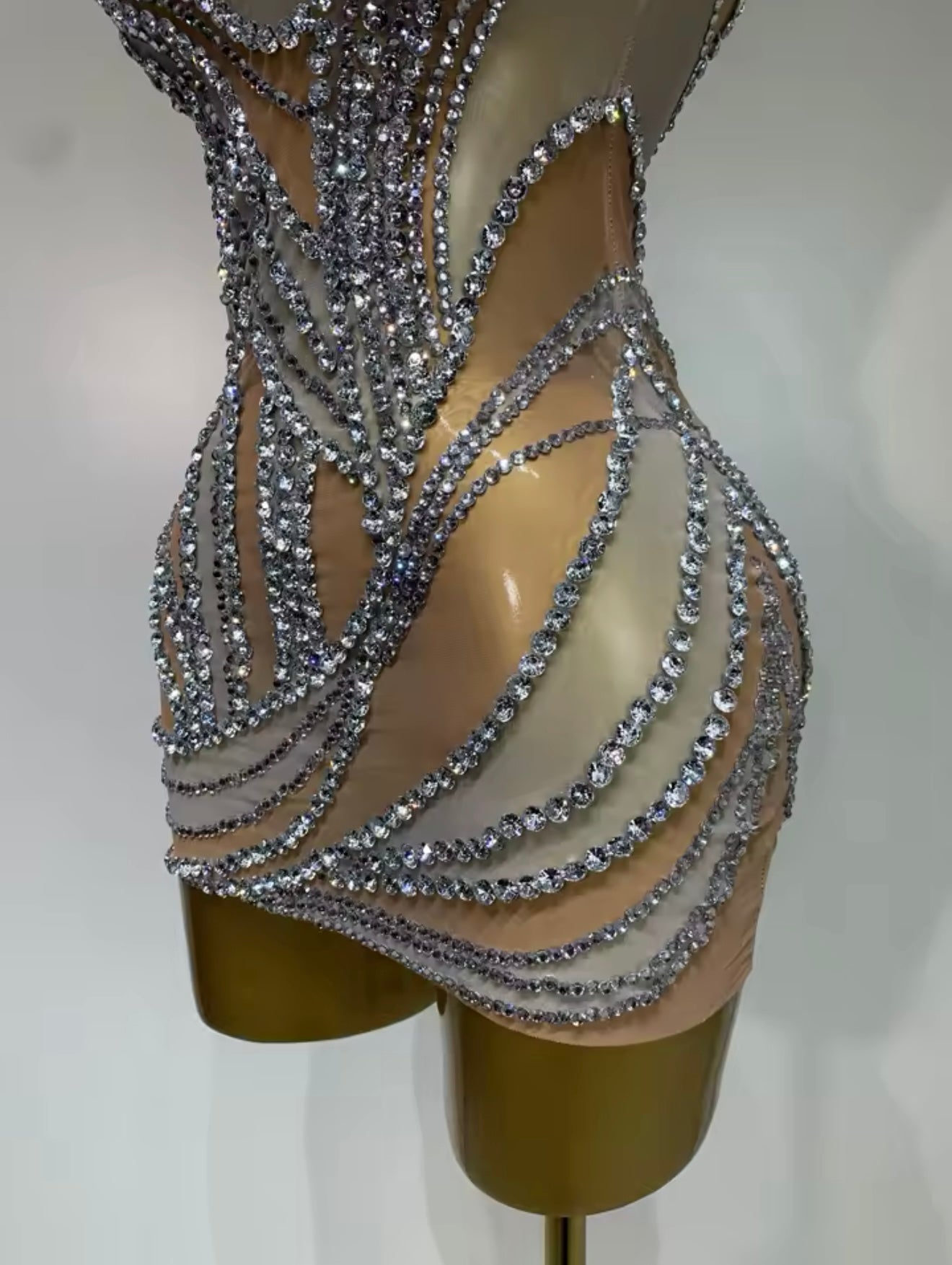 Diamond Out Fitted Dress