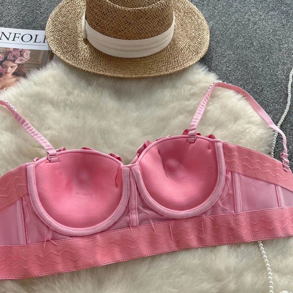 Sexy Pearl Bra Top