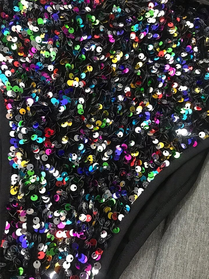 Sequin Stage Wear Bodysuit