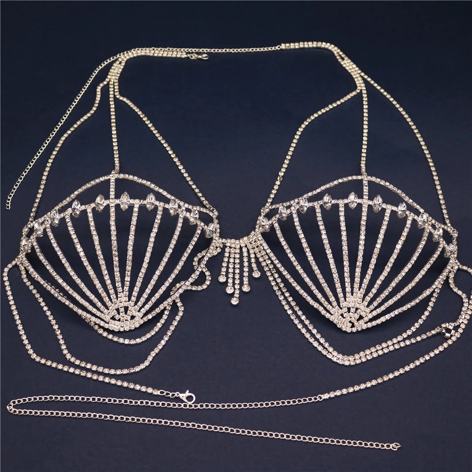 Diamond Shell Bra Top