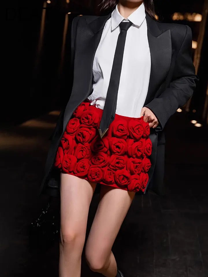 3D Rose Shorts
