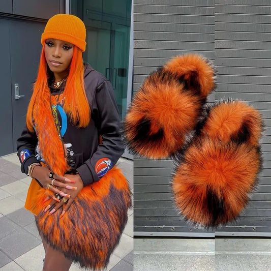 Oversized 2 Piece Bag & Slipper Set