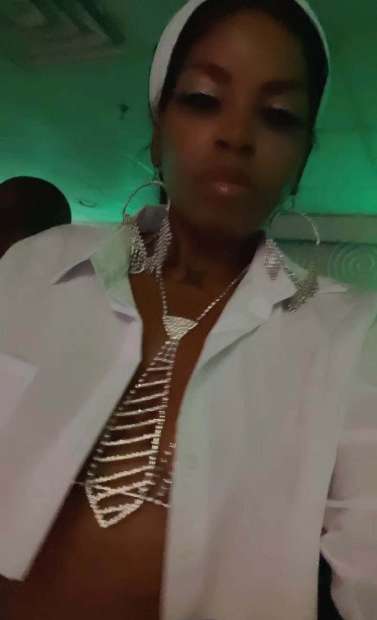 Rhinestone Tie