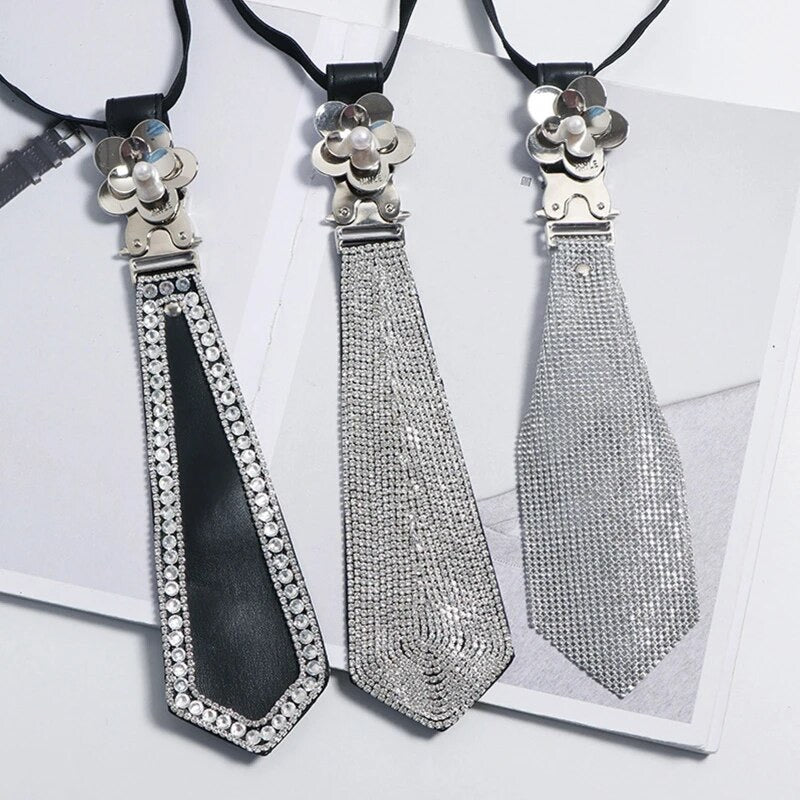 Rhinestone Tie