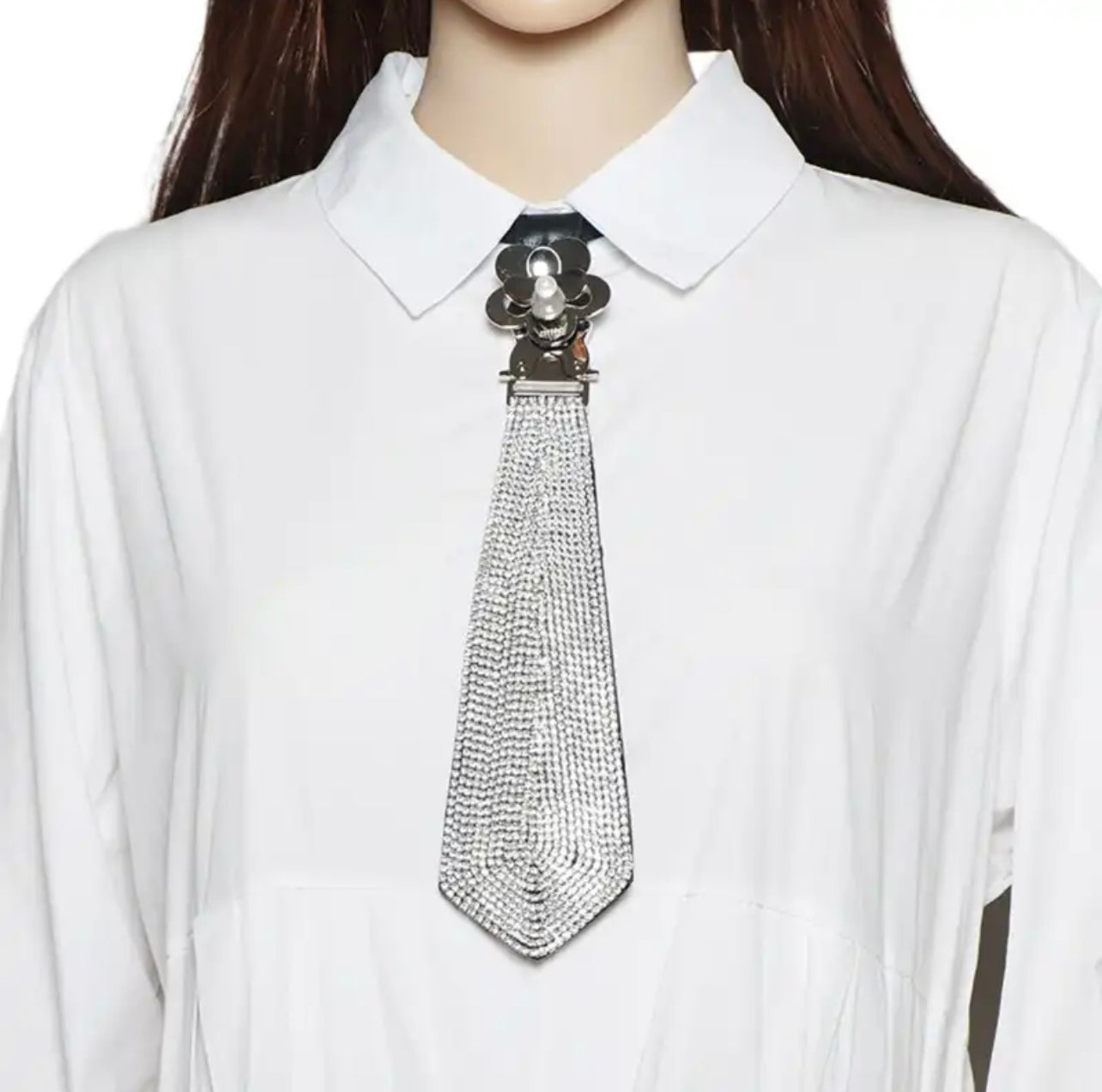 Rhinestone Tie