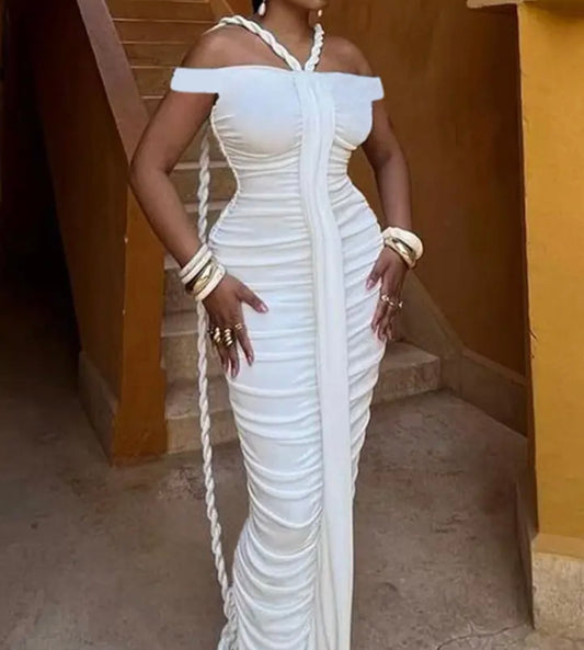 Long Elegant Rope Dress