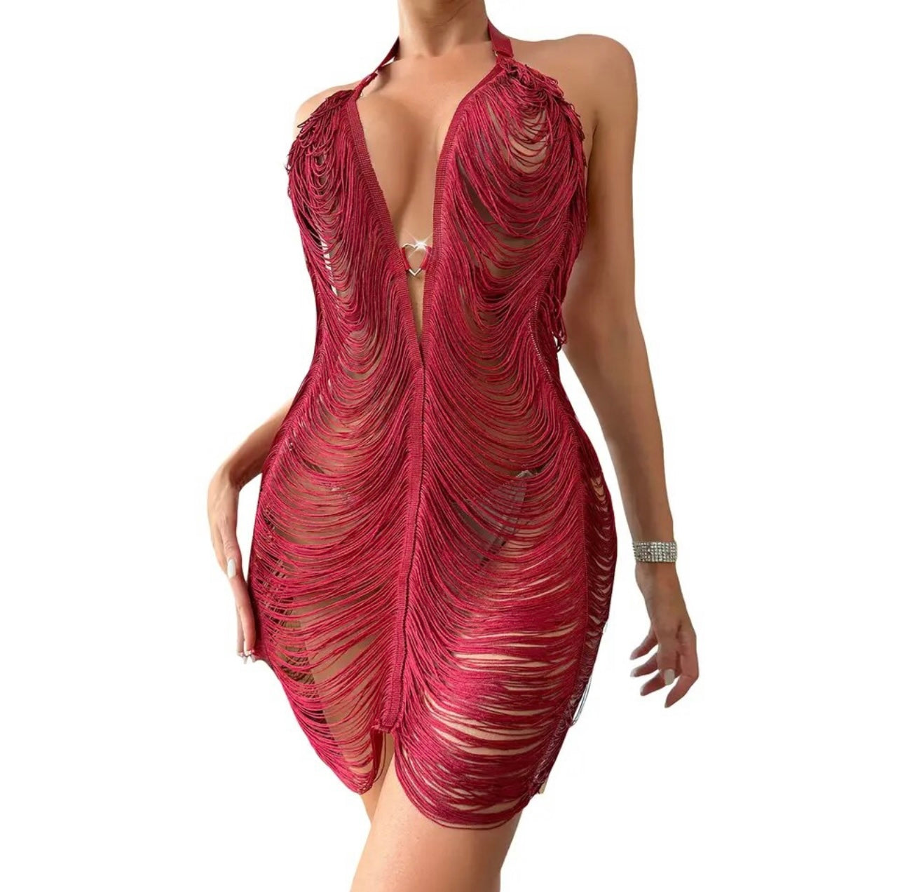 Tassel Mini Dress