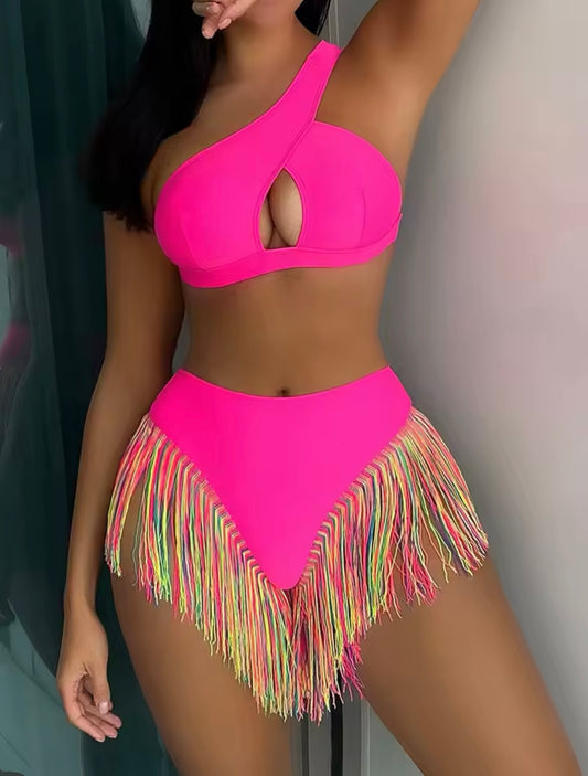 Multi Fringe Swimsuit