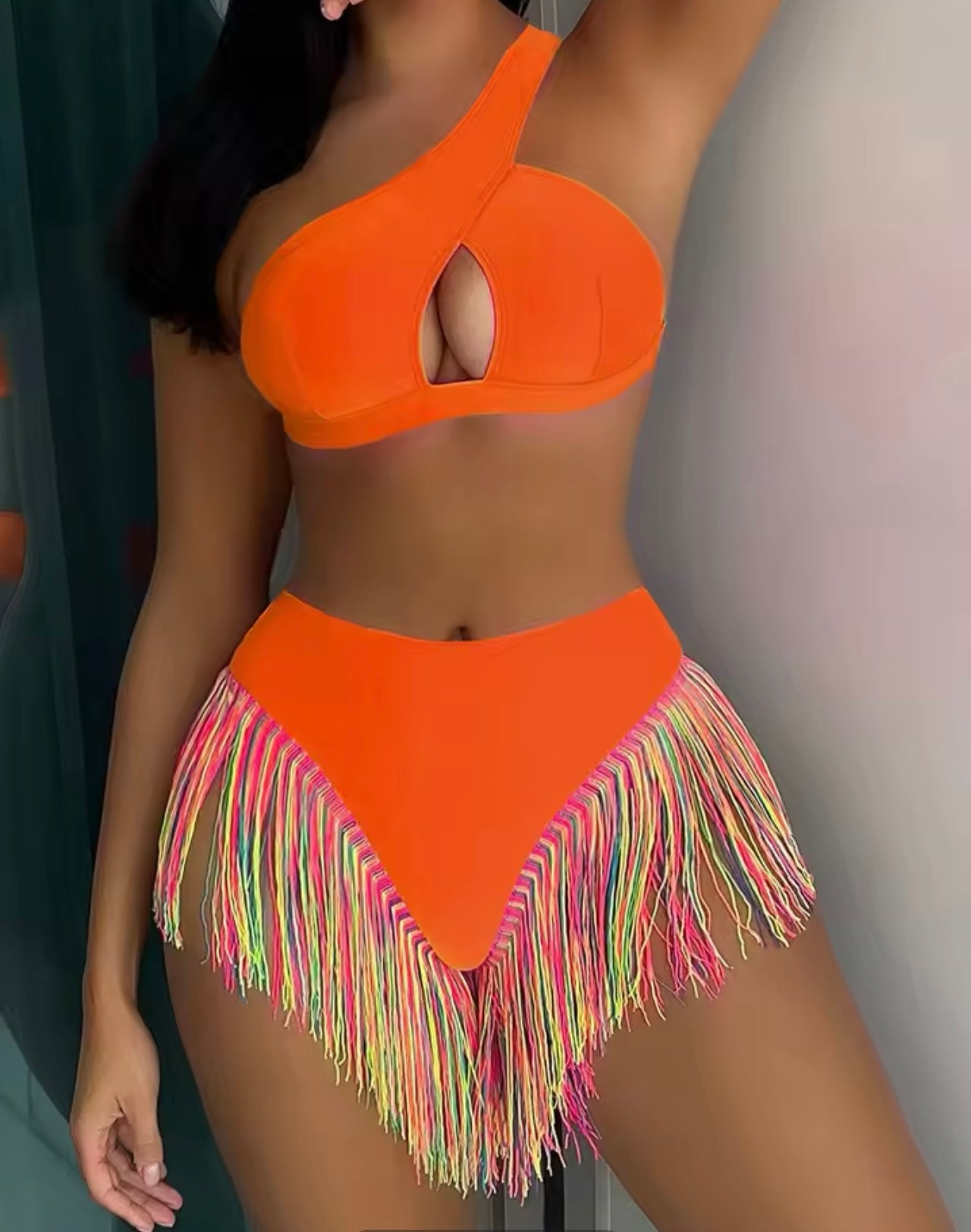 Multi Fringe Swimsuit