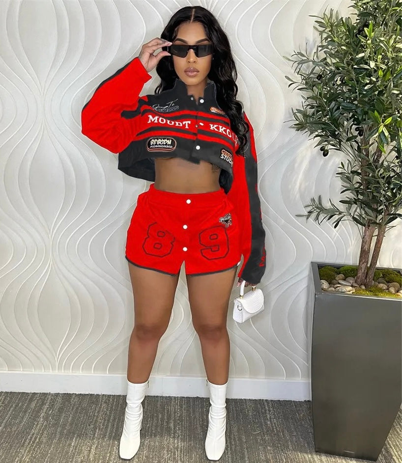 Fuel Me Up Detachable Jacket / Skirt Set