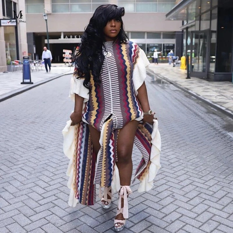 Maxi pleaded Out Dress