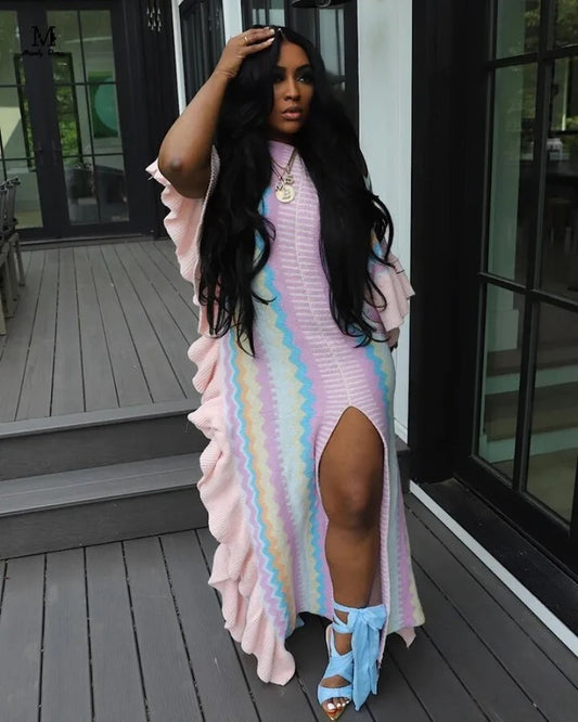 Maxi pleaded Out Dress