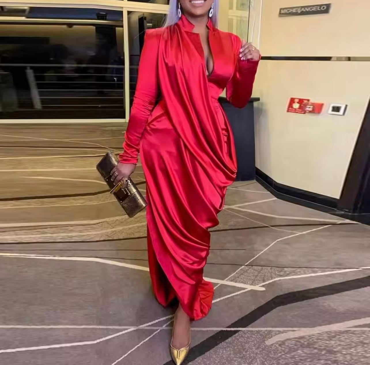 Dripping Elegant Dress