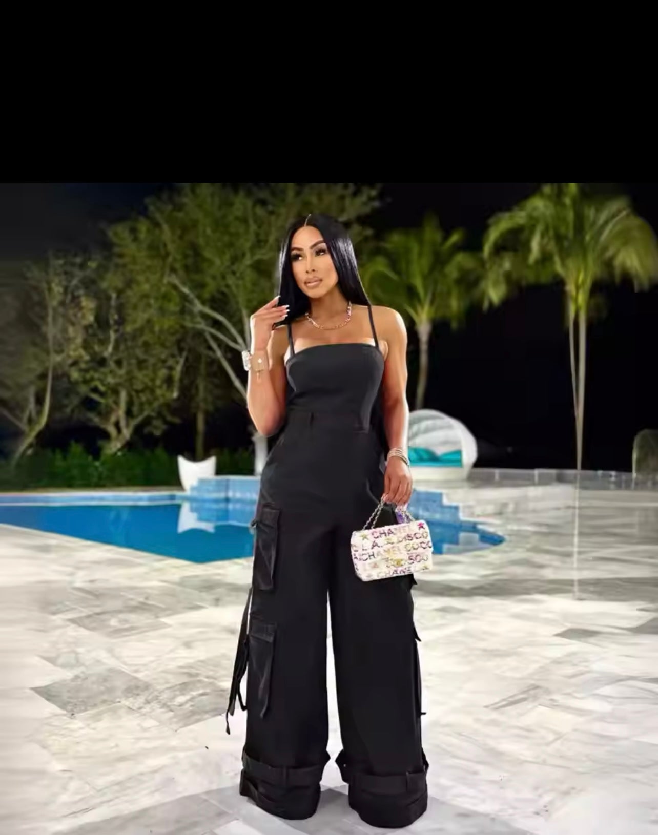 Over Large Pocket Jumpsuits