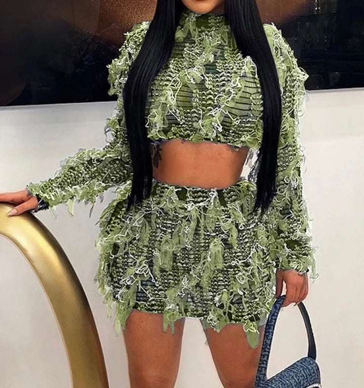 Thicken Skirt Set