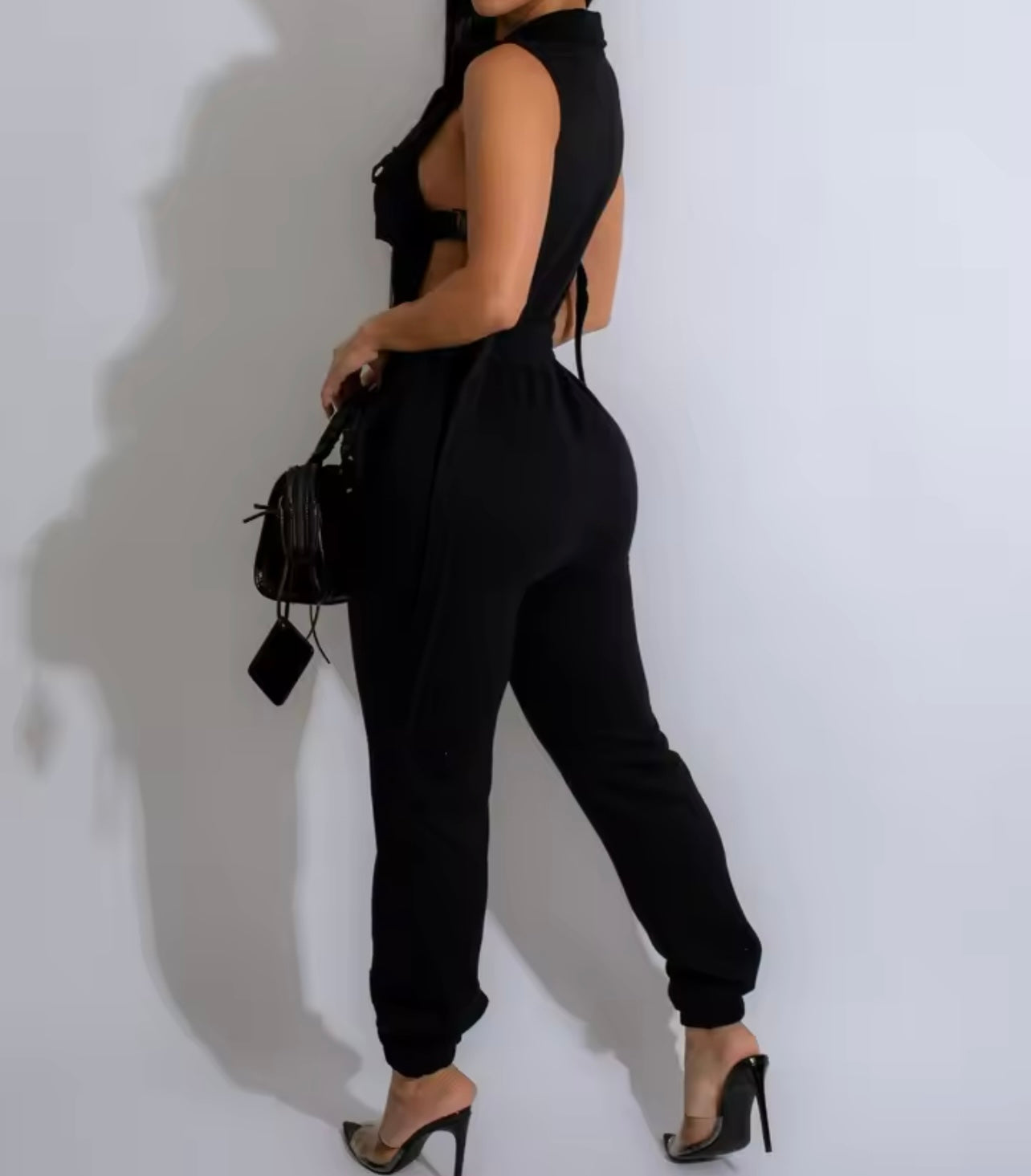 Sexy Buckle Jumpsuit