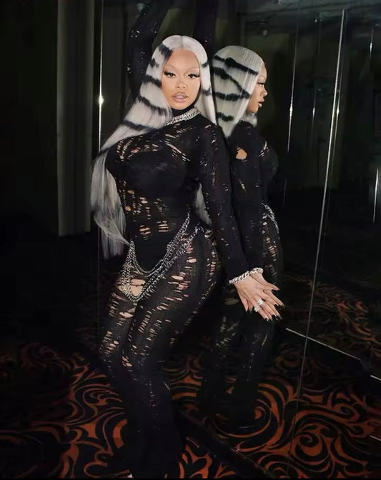 Sexy Knitted Jumpsuit