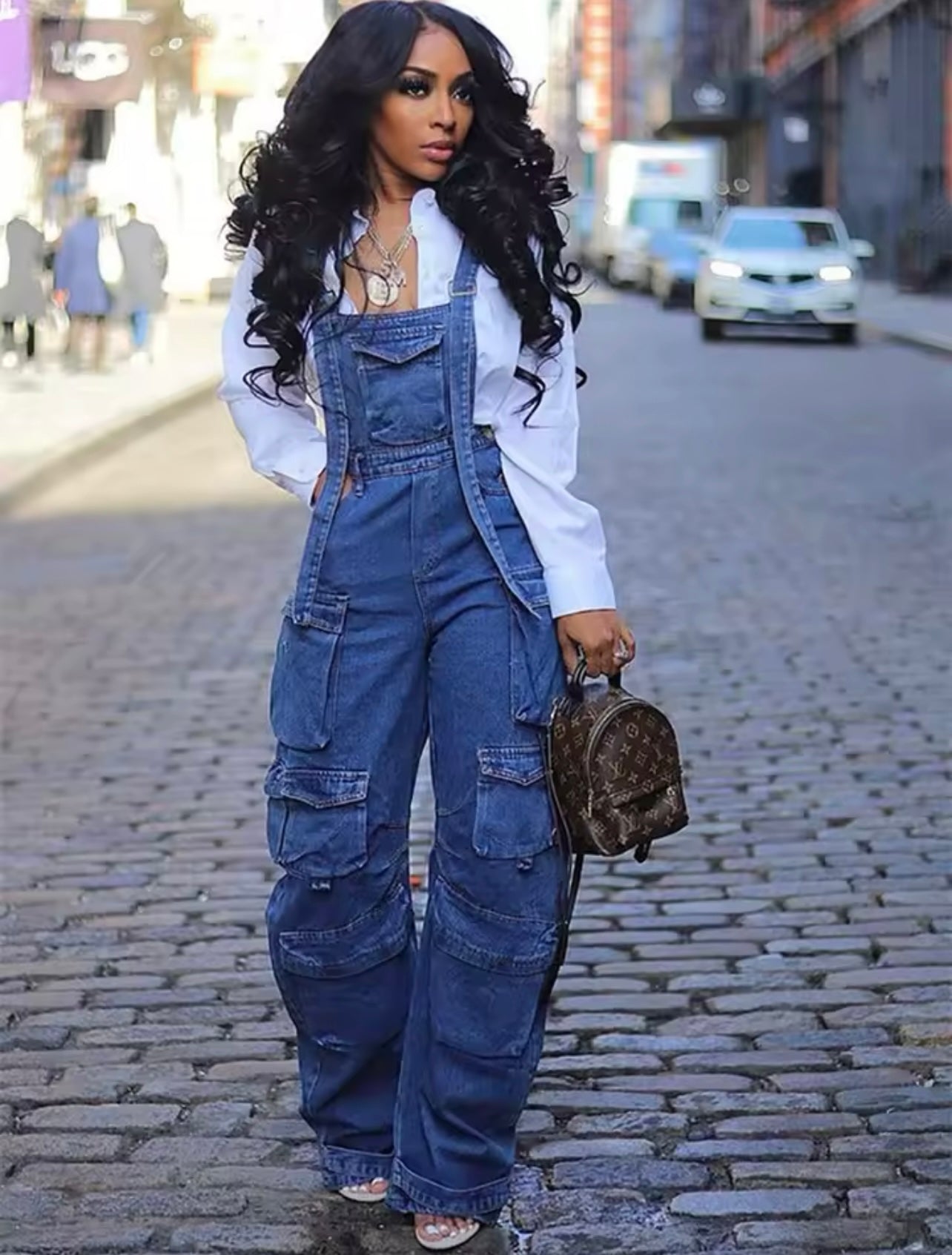 Vintage Denim Jumpsuit