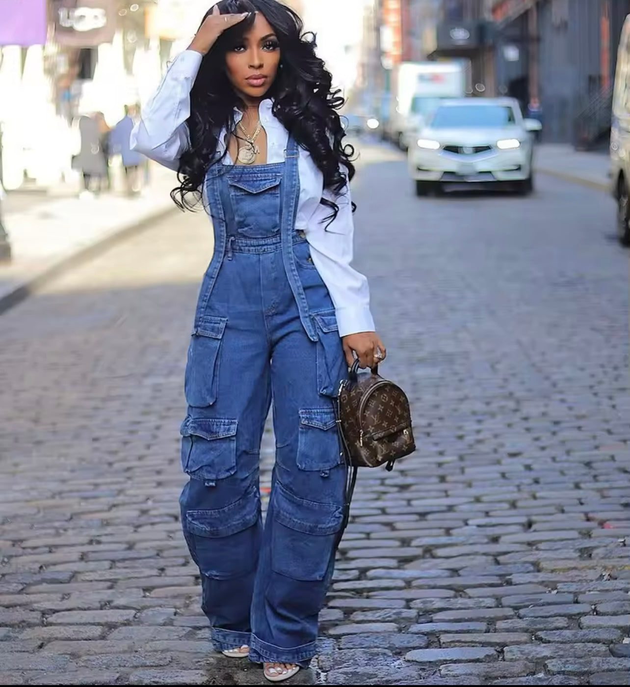 Vintage Denim Jumpsuit