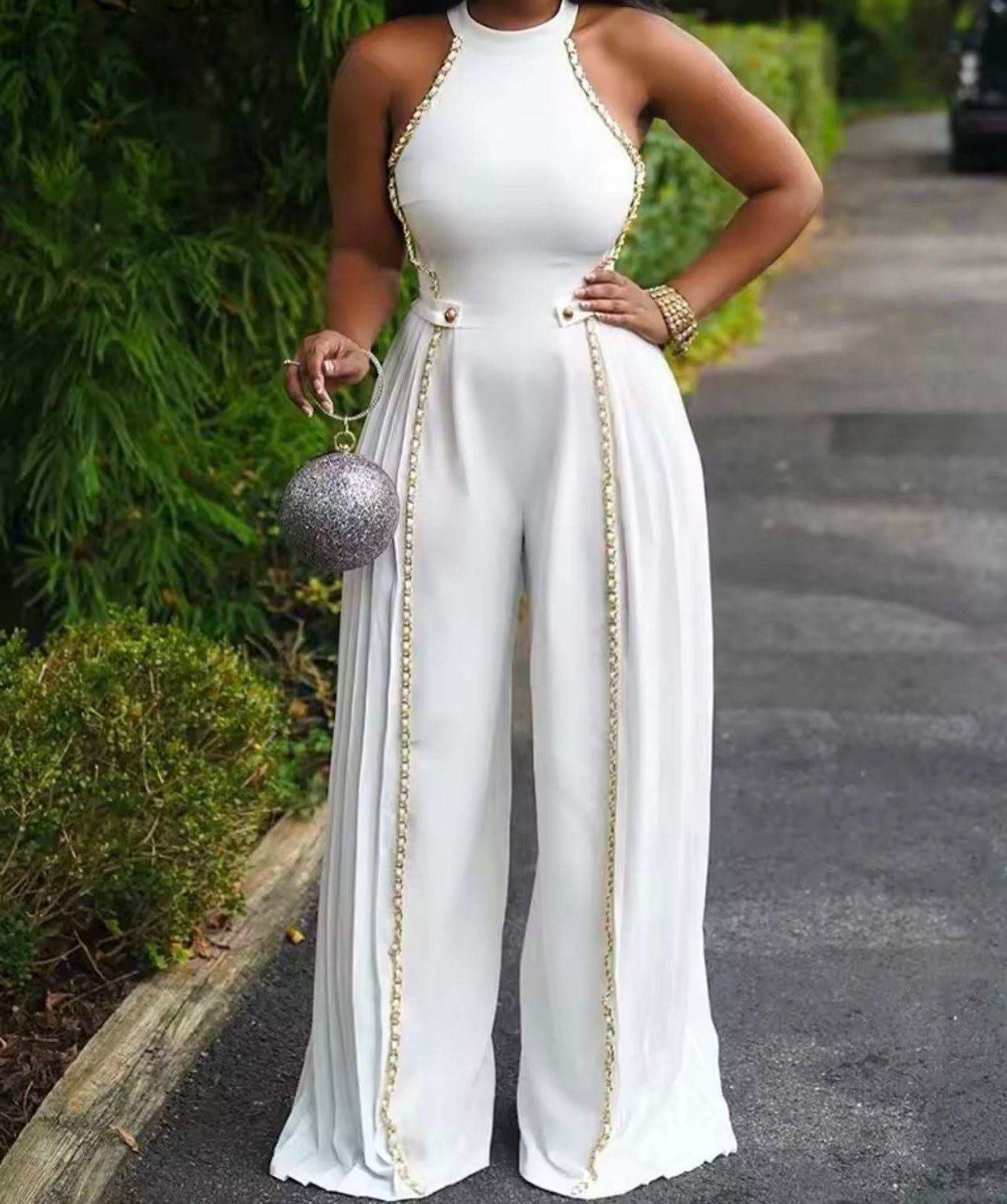 Chain Down Jumpsuit