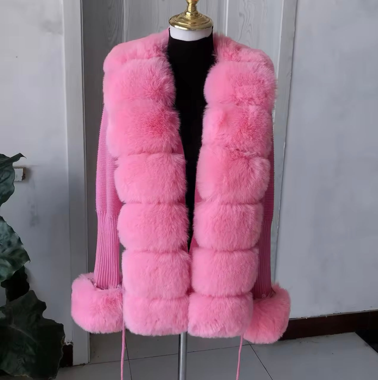 Winter Fur Cuff Jackets