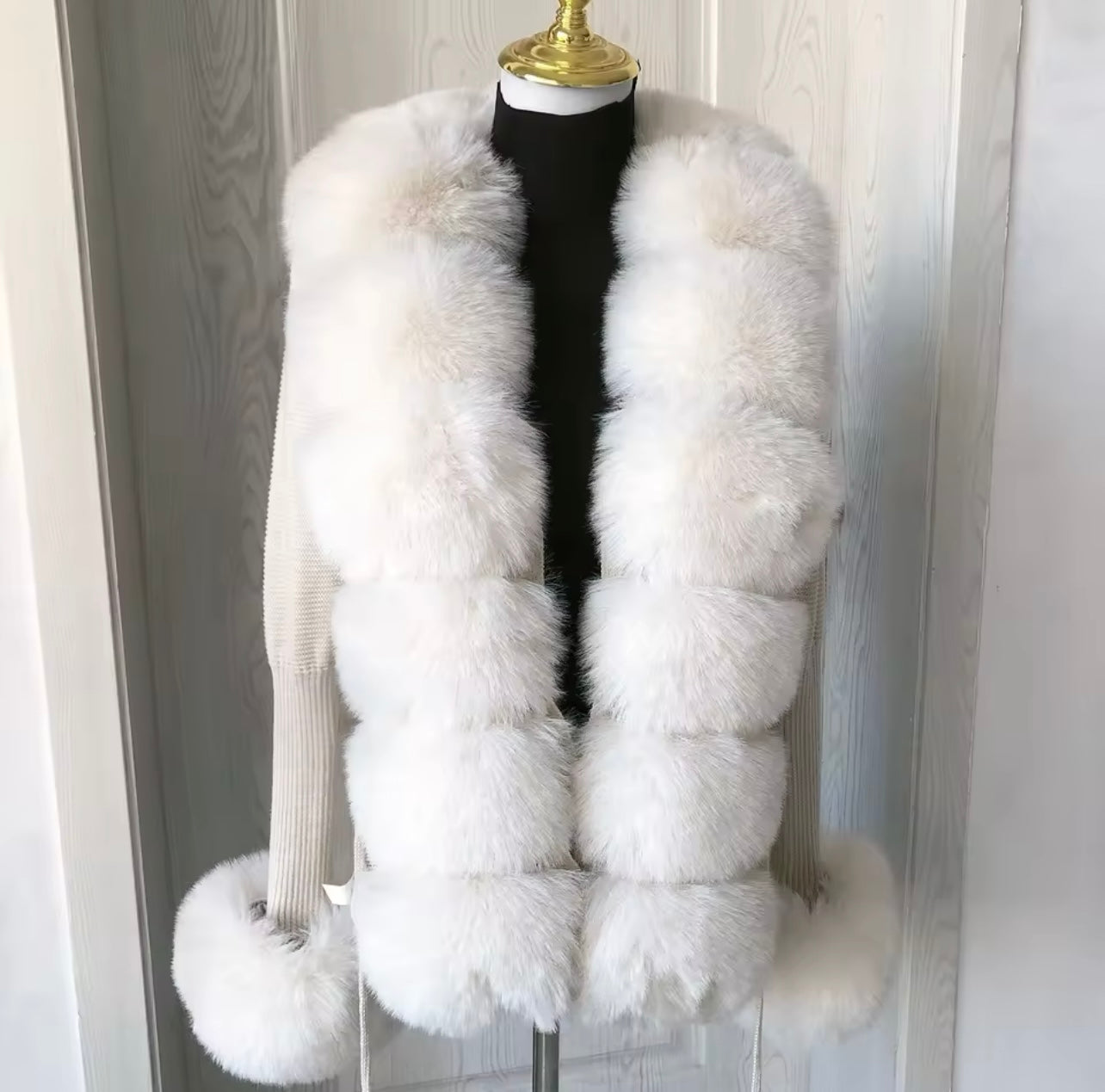 Winter Fur Cuff Jackets