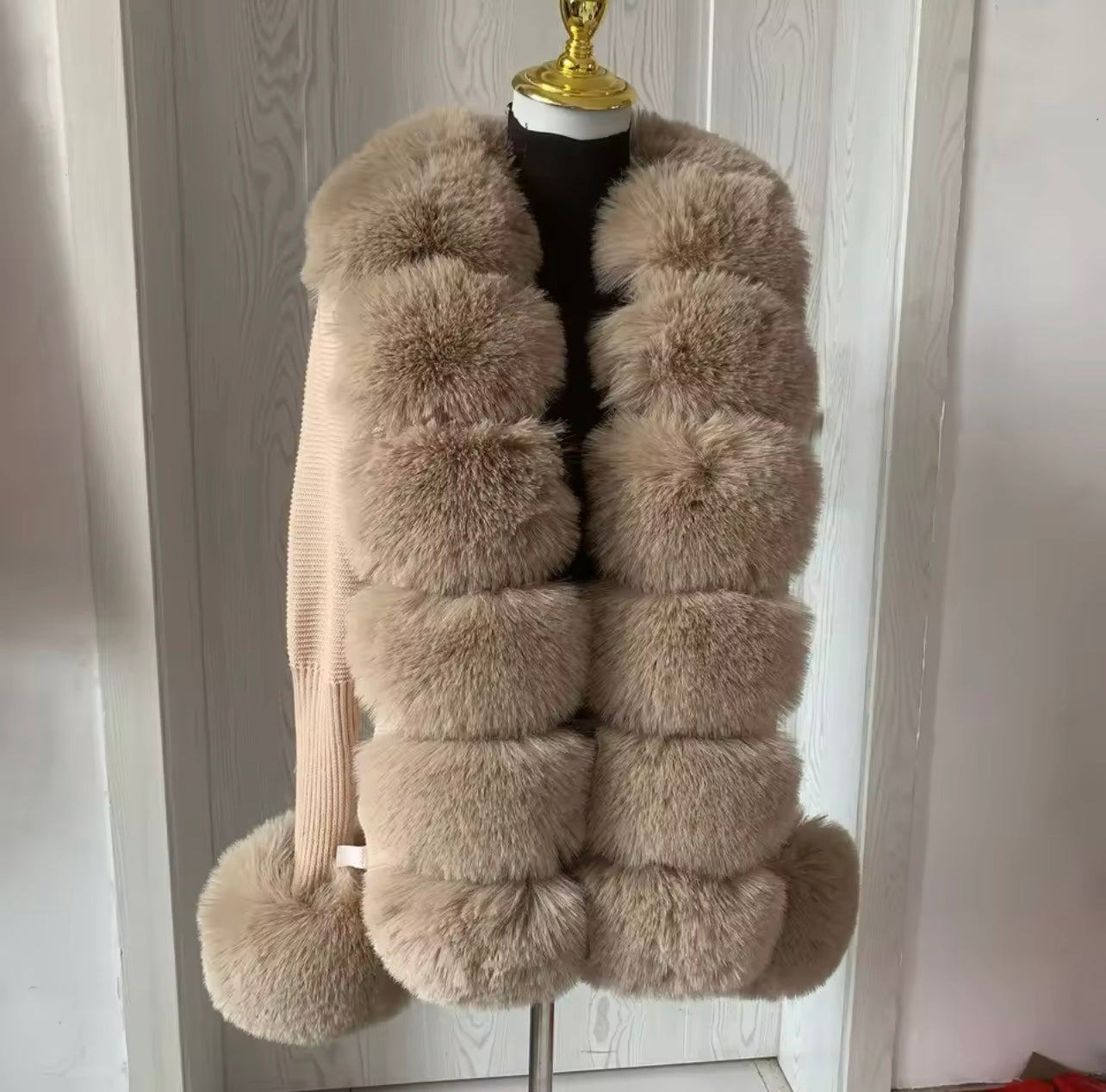 Winter Fur Cuff Jackets