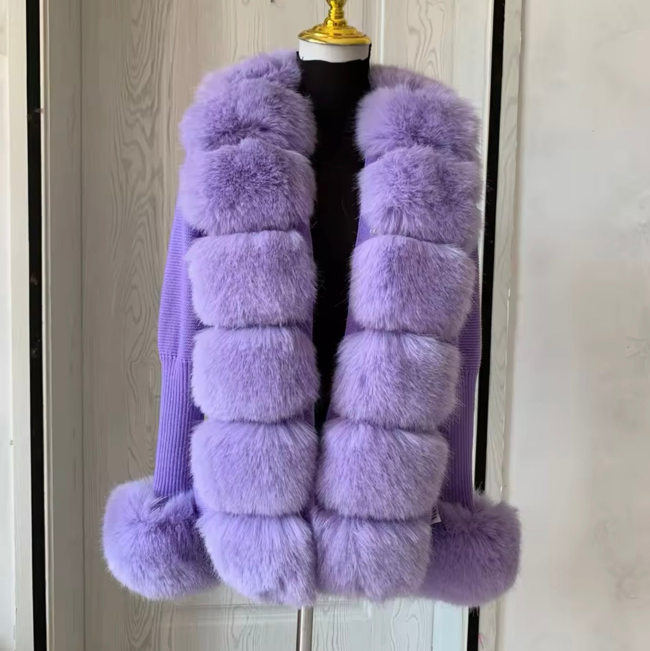 Winter Fur Cuff Jackets