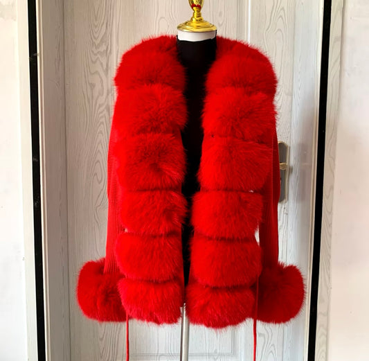 Winter Fur Cuff Jackets