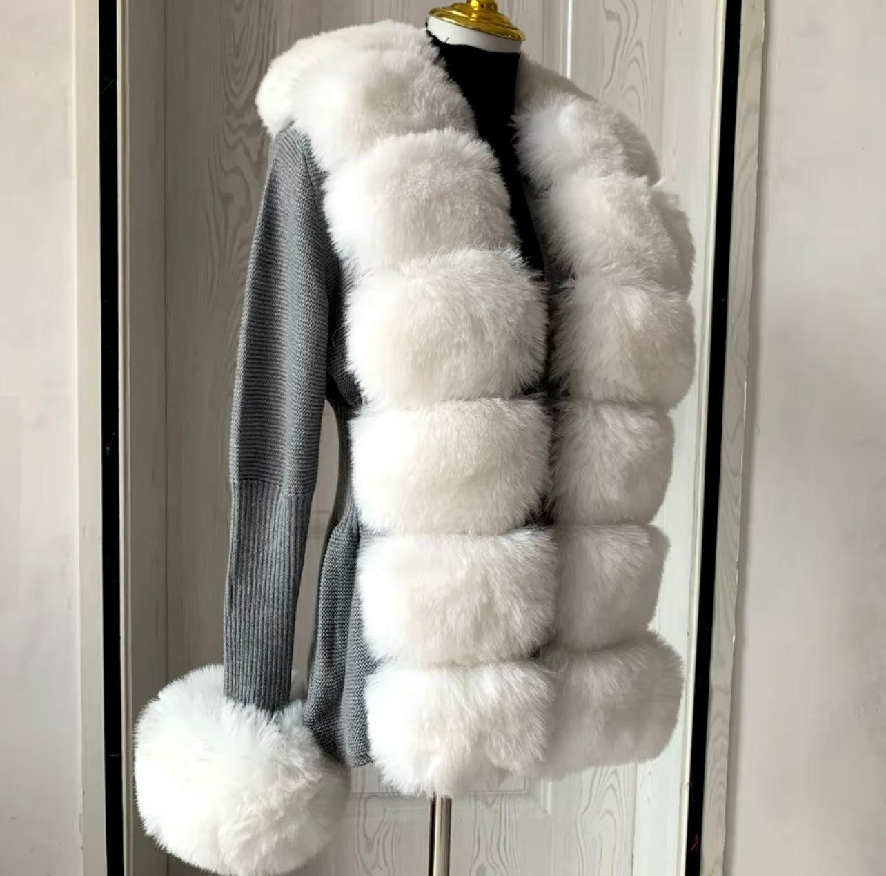 Winter Fur Cuff Jackets