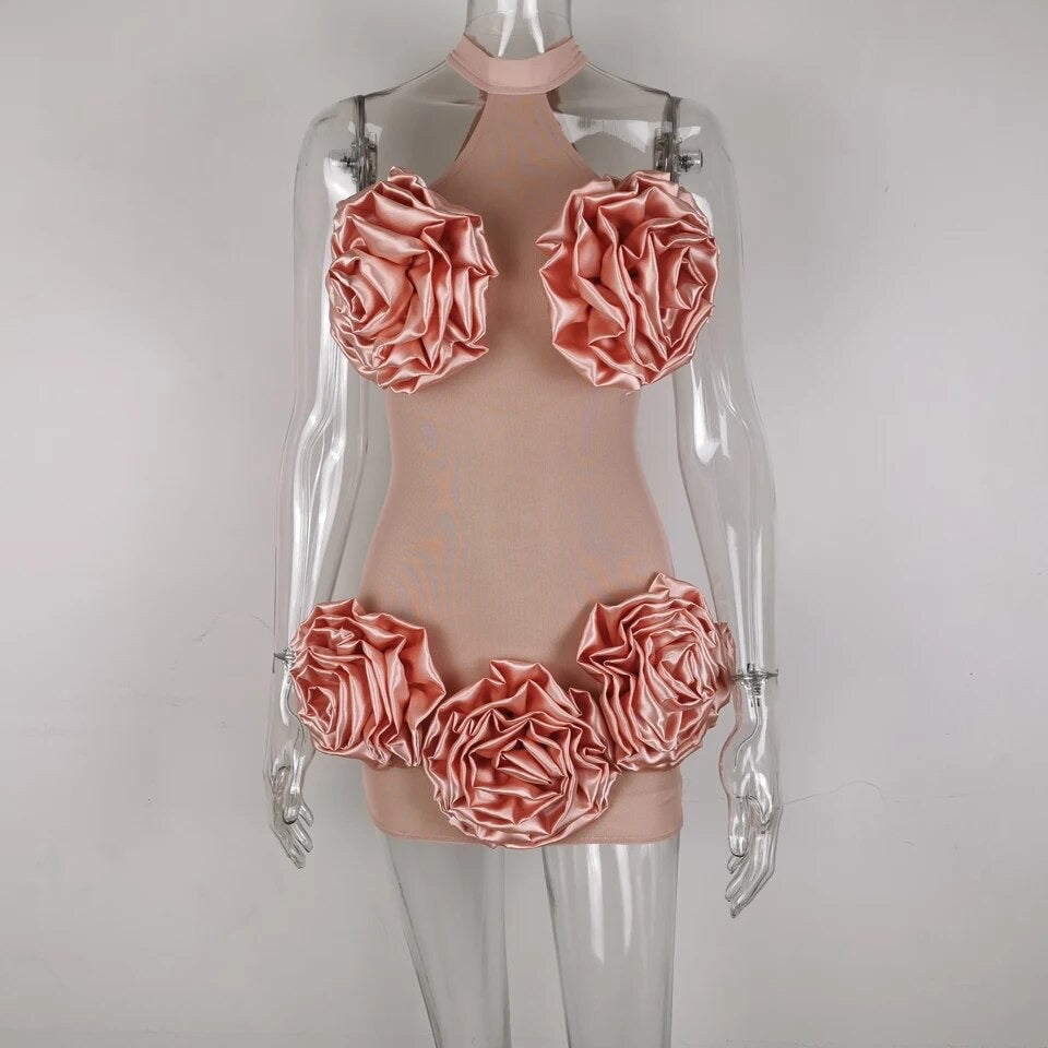 3D Rose Dress