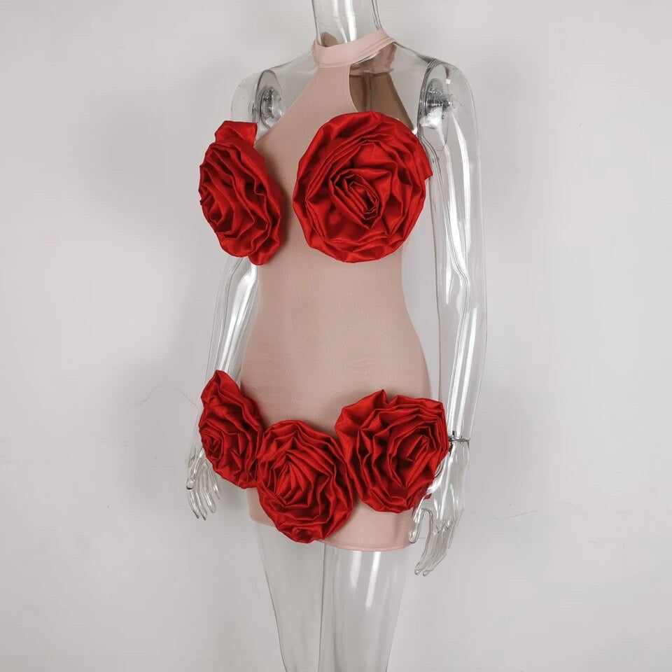 3D Rose Dress