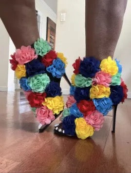 3D Rose Heels