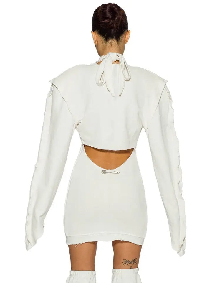 Cut out Sweater Dress