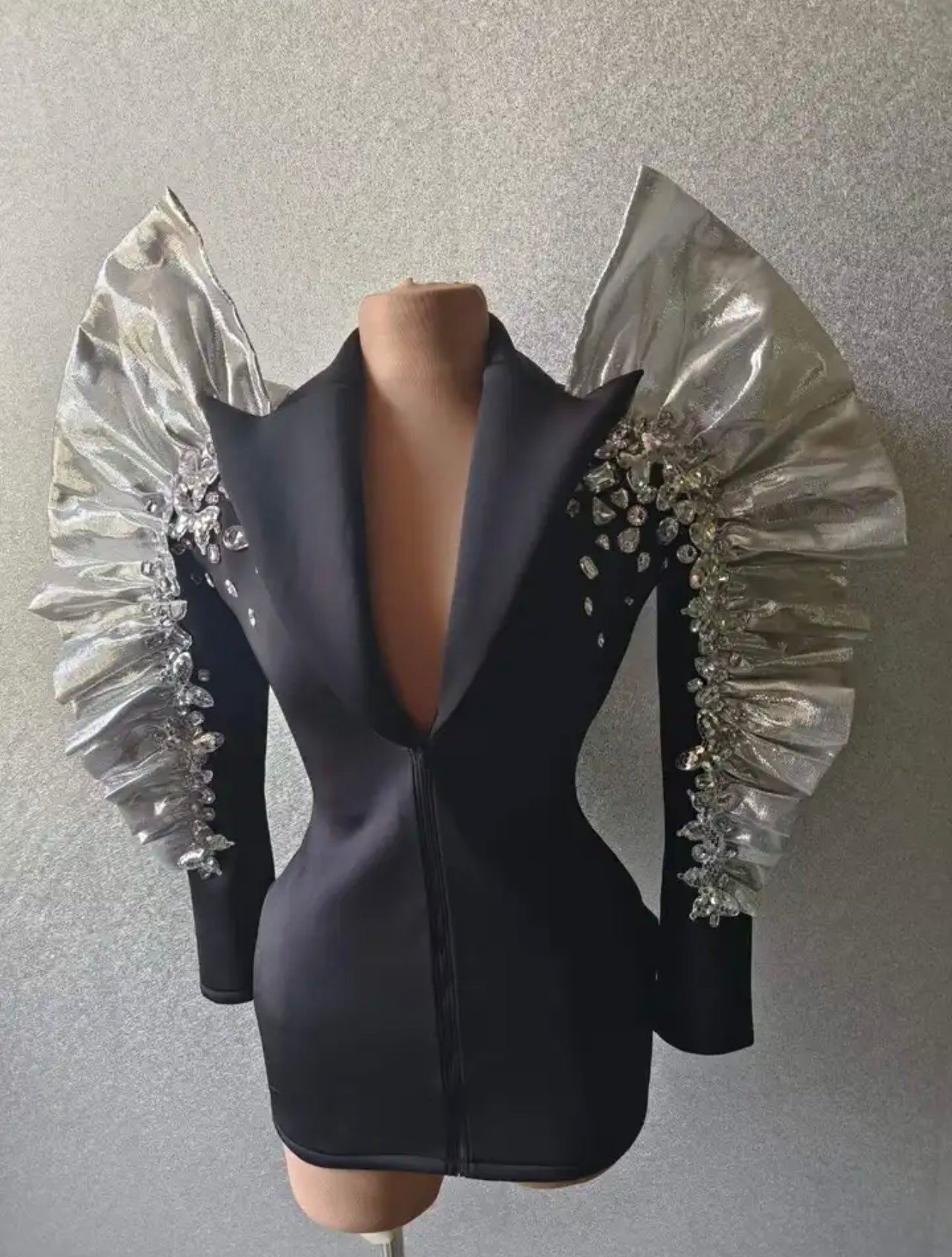 Celebrity fashion blazer dress