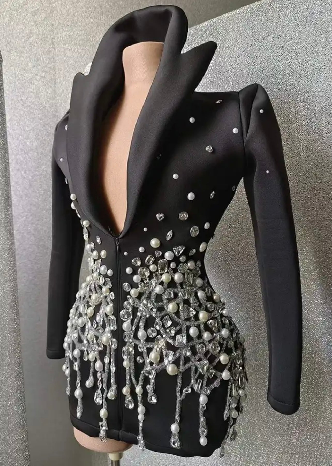 Celebrity fashion blazer dress