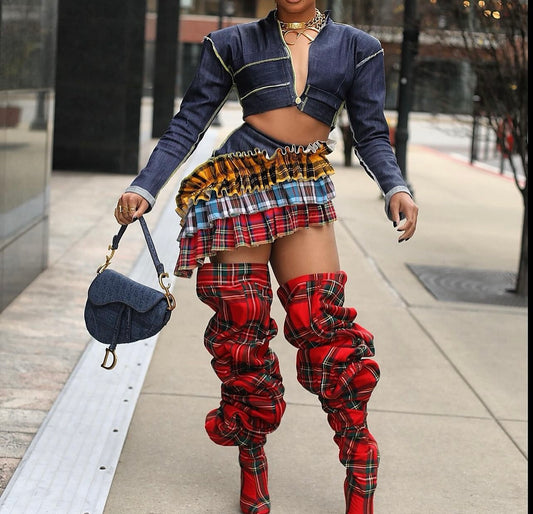 Peek A Boo long Boot