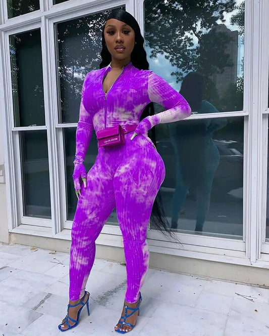 Printed Glove Jumpsuit