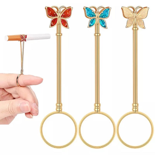 Exquisite Smoking Wand (butterfly) Hands Free