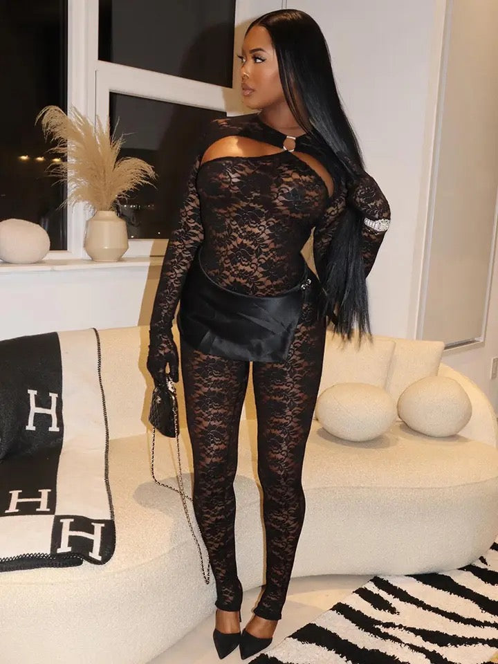 Lace Me Up Glove Bodysuit