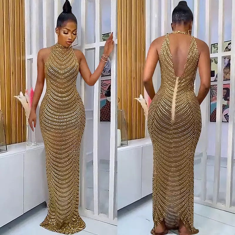 Long Elegant Nite out Dress