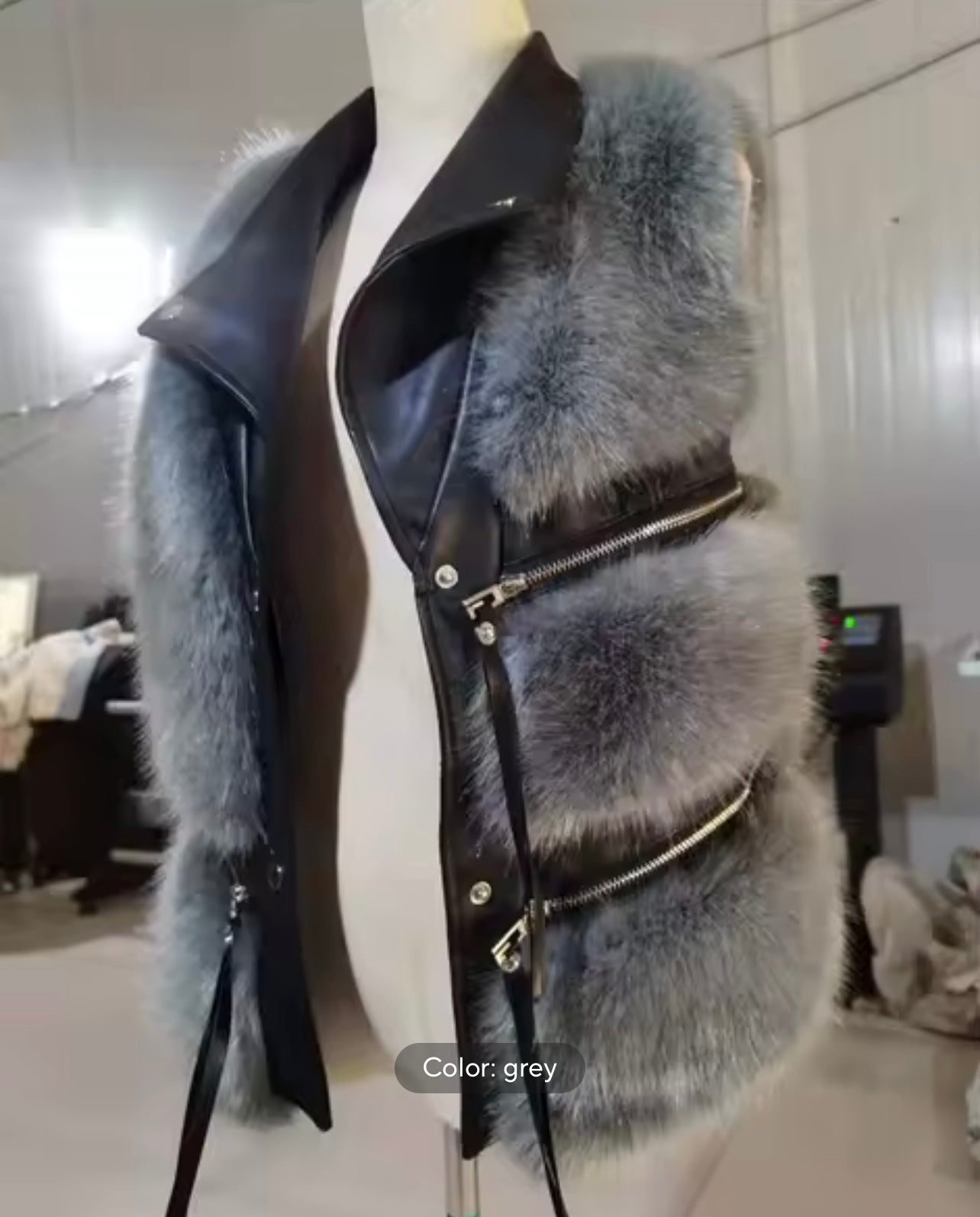 Retro Zipper Vest